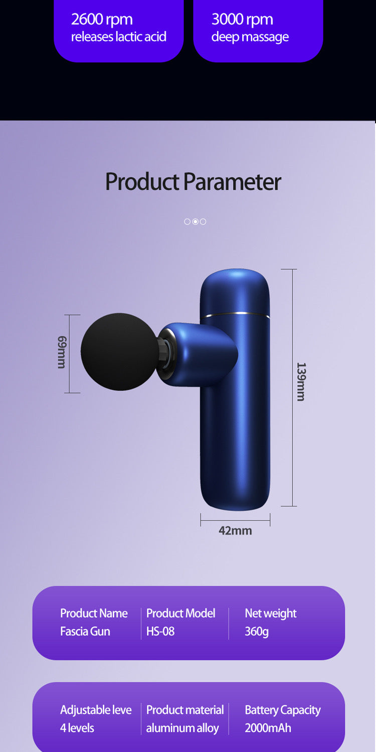 Mini massage gun - جهاز تدليك العضلات