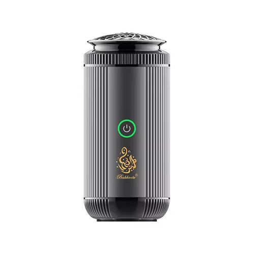 Stainless Smart Portable Bukhoor Chargeable Burner - مبخرة الكترونية ذكية قابلة للشحن