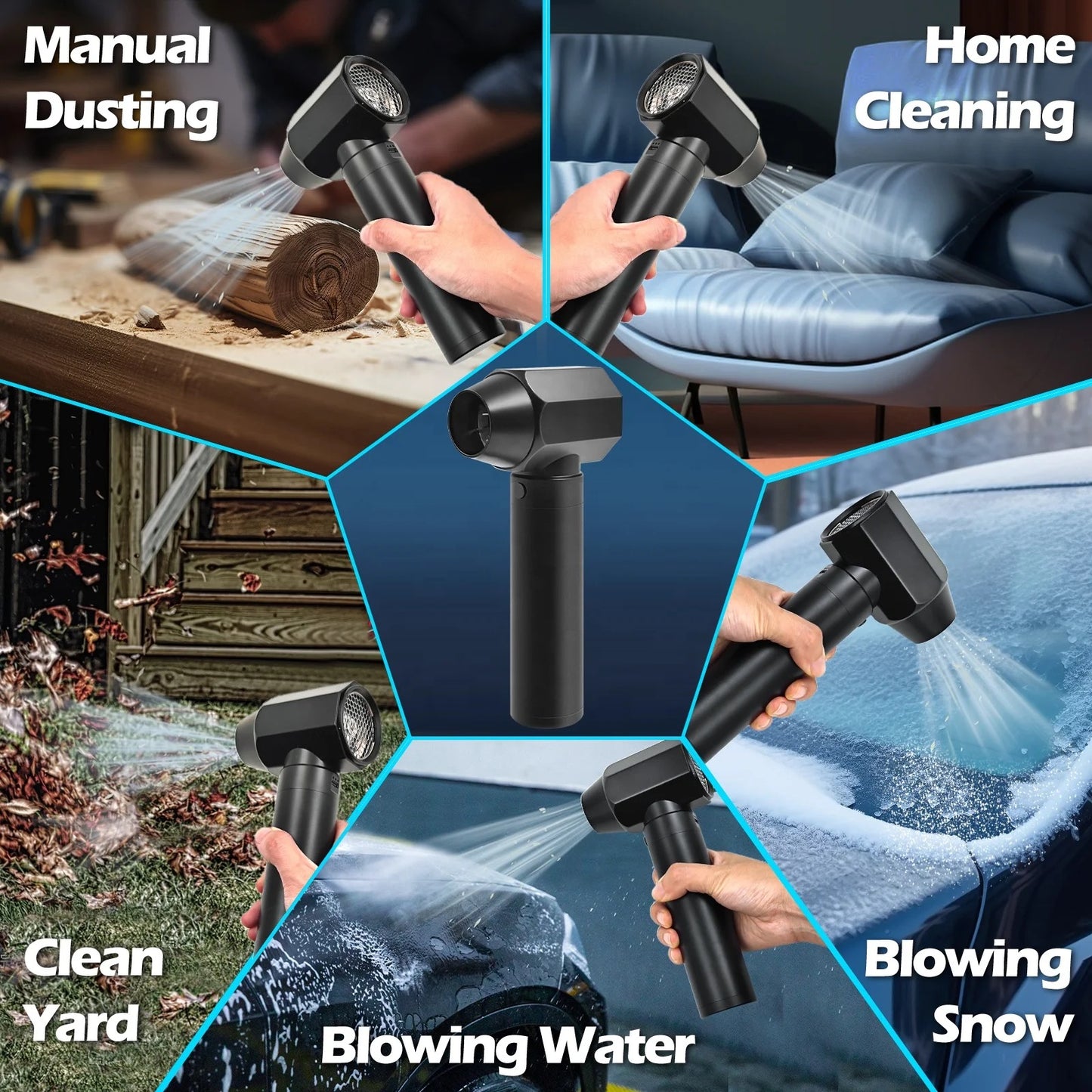 Mini jet turbo fan / air duster 80,000 RPM - مروحة جت تيربو