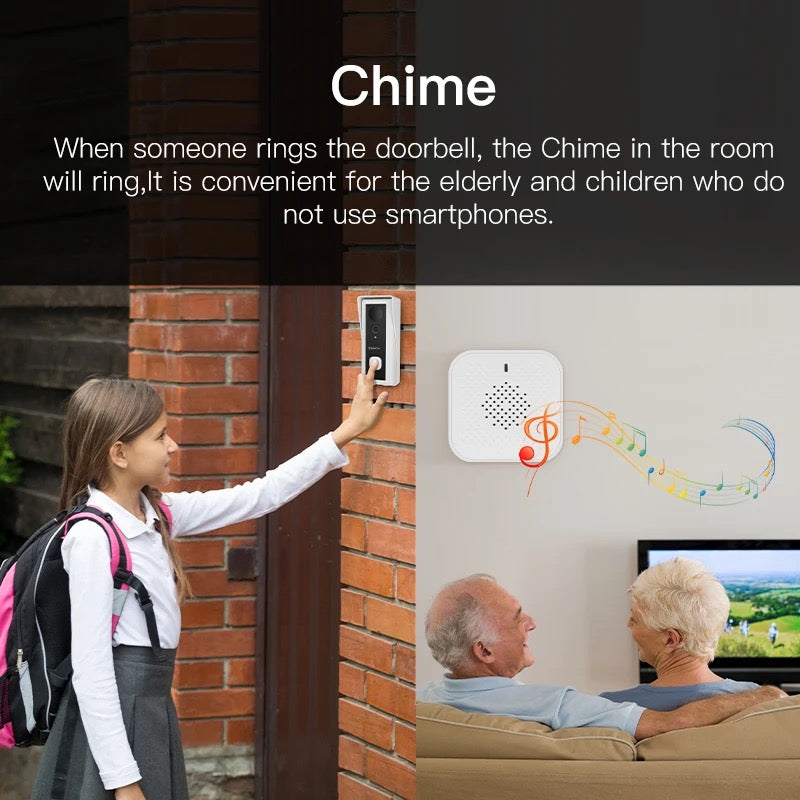 Smart loT IP camera doorbell - جرس باب ذكي بكاميرا مراقبه