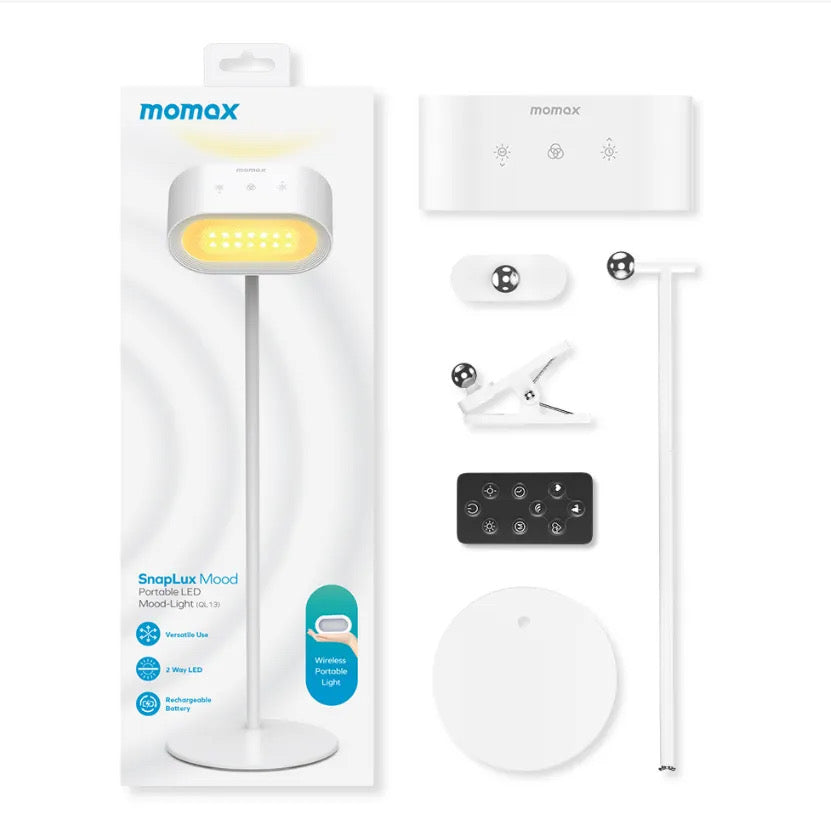 MOMAX SnapLux Mood Portable LED Mood-Light - مومكس سناب لوكس مود لايت LED محمول