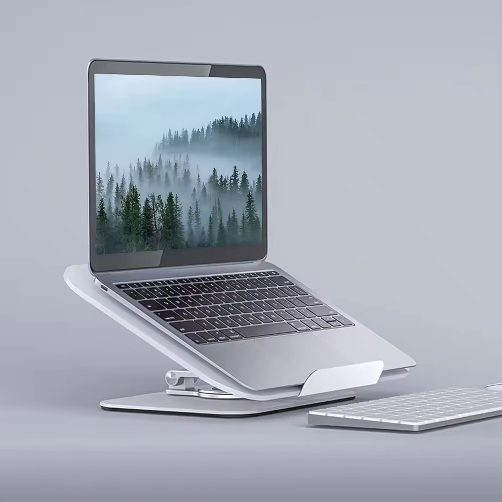 Ultimate Multifunctional Foldable Holder: Rotating Stand for Productivity Anywhere - حامل متعدد الوظائف قابل للطي: قاعدة دوارة قابلة للتعديل للإنتاجية في أي مكان