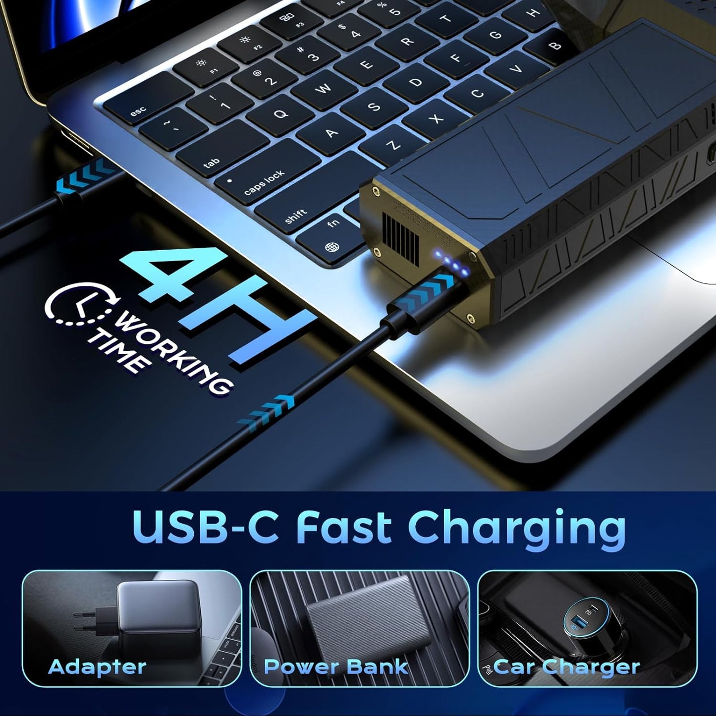 Turbocharged Jet Fan: Brushless, 130,000RPM - مروحة جت تيربو قابلة للشحن