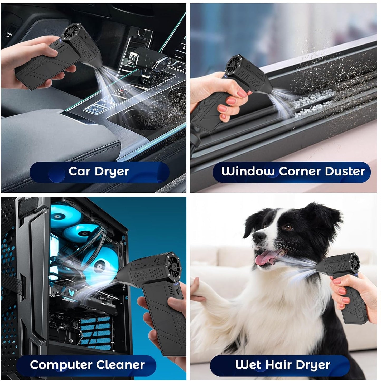 Turbocharged Jet Fan: Brushless, 130,000RPM - مروحة جت تيربو قابلة للشحن