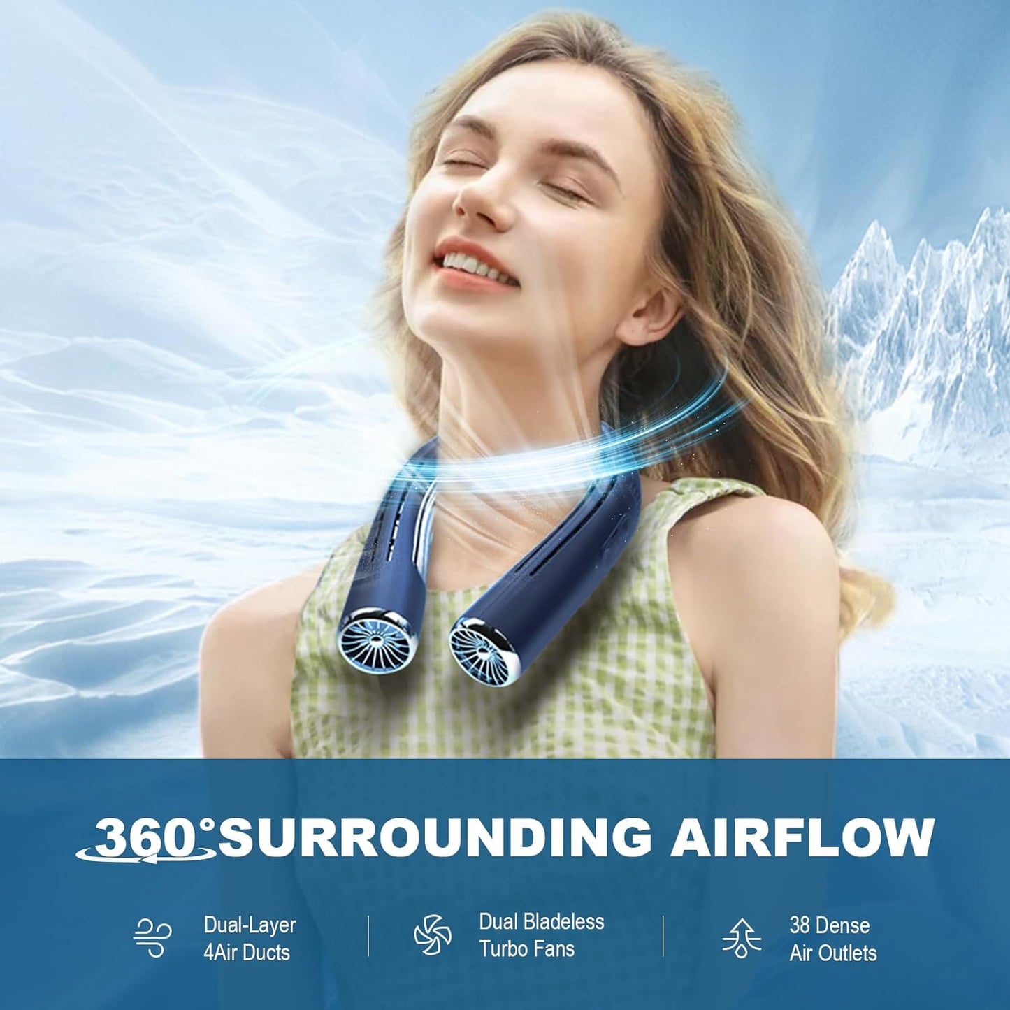 Portable Neck AC-Fan - مكيف رقبه محمول