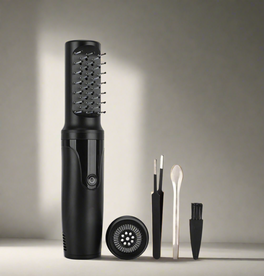 Smart Bukhoor Burner with Hairbrush - مبخرة ذكية مزودة بفرشاة شعر