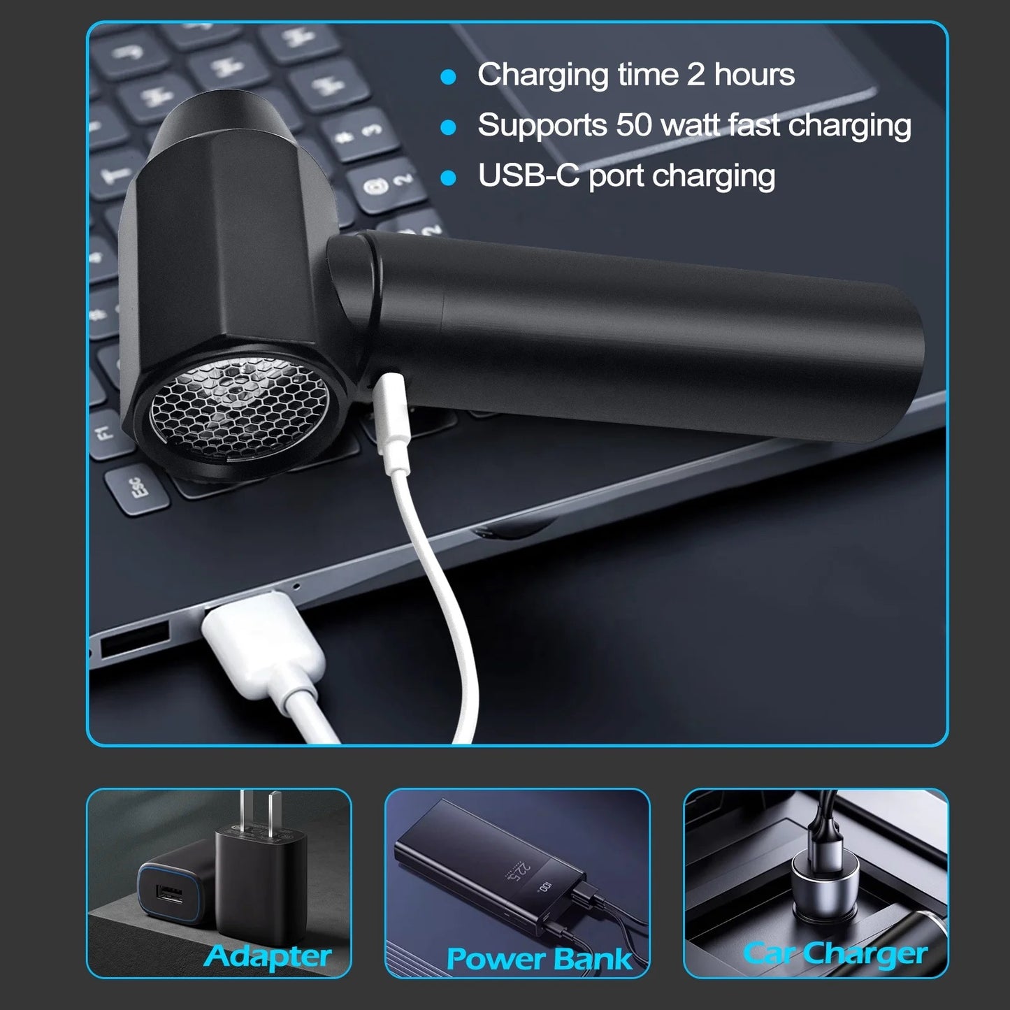 Mini jet turbo fan / air duster 80,000 RPM - مروحة جت تيربو