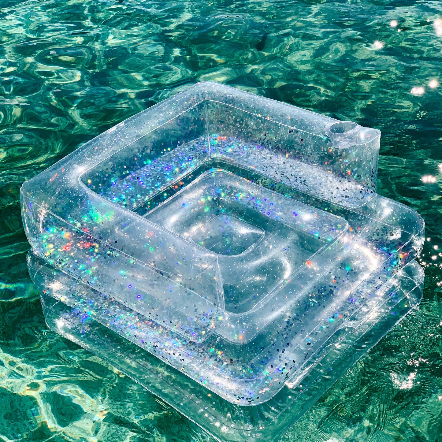 Inflatable Lilo Chair Glitter - كرسي ليلو قابل للنفخ جليتر