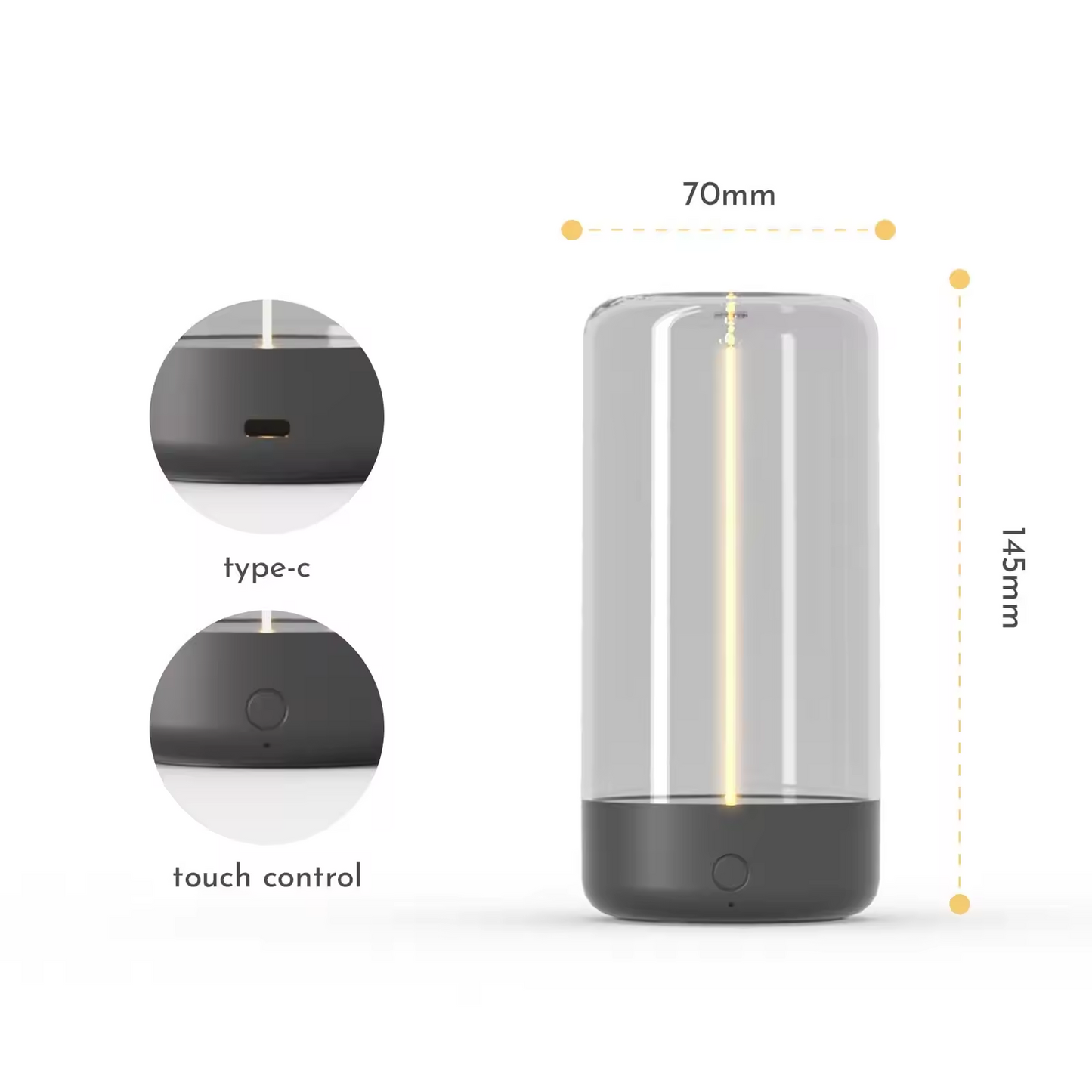 Luxury LED magnetic touch lamps for stylish smart home decoration - LED مصباح ذكي بشريط