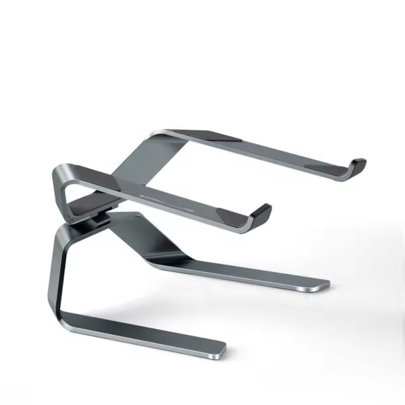 Metal Notebook Stand: Ergonomic, Adjustable Angle - حامل اللابتوب المعدني