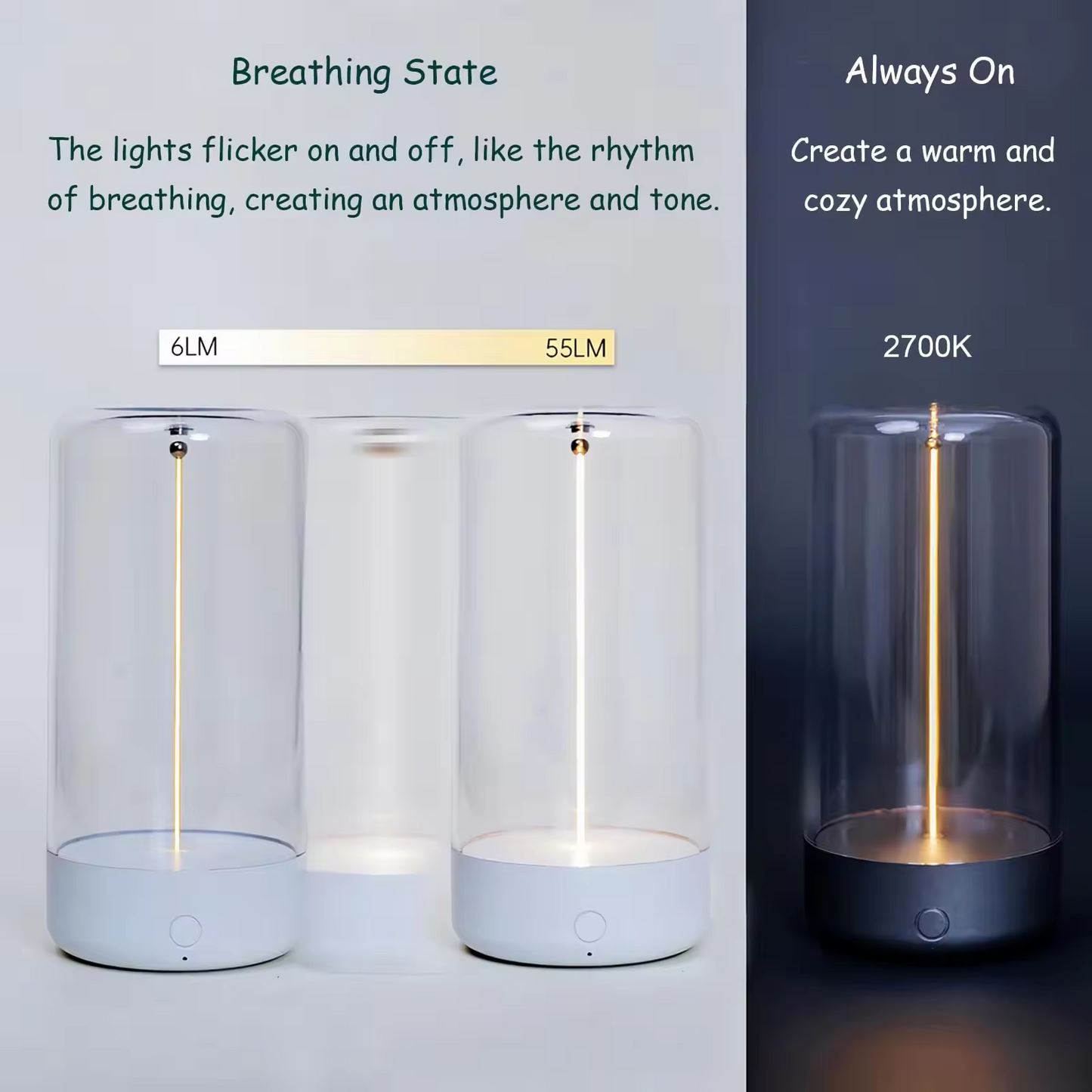 Luxury LED magnetic touch lamps for stylish smart home decoration - LED مصباح ذكي بشريط