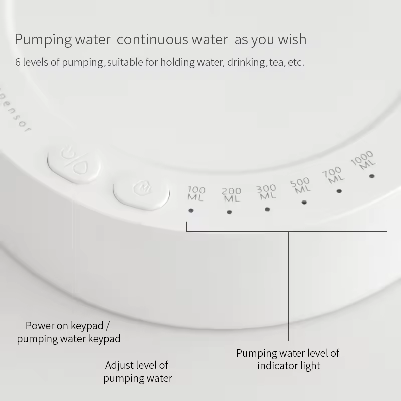 Smart & Portable: Automatic Mini Water Dispenser - موزع ماء ذكي ومحمول