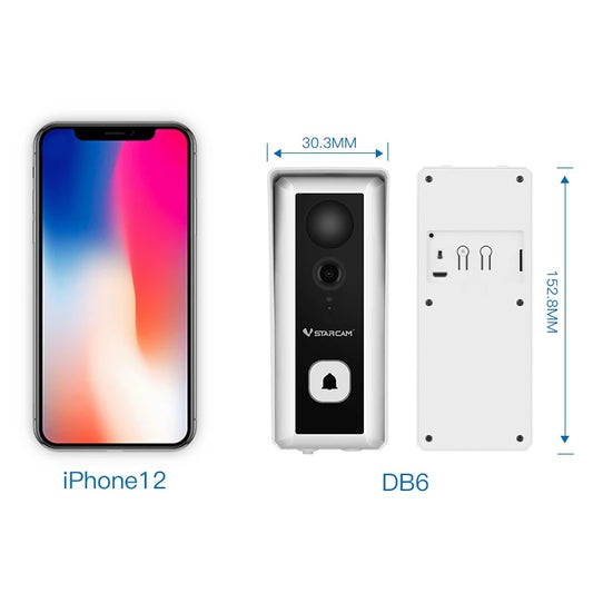 Smart loT IP camera doorbell - جرس باب     ذكي بكاميرا مراقبه