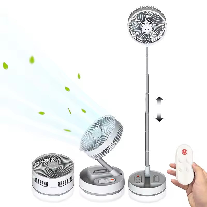 Folding Fan: The Ultimate Portable Cooling Solution - مروحة قابلة للطي تعمل بالشحن الحل المثالي للتبريد