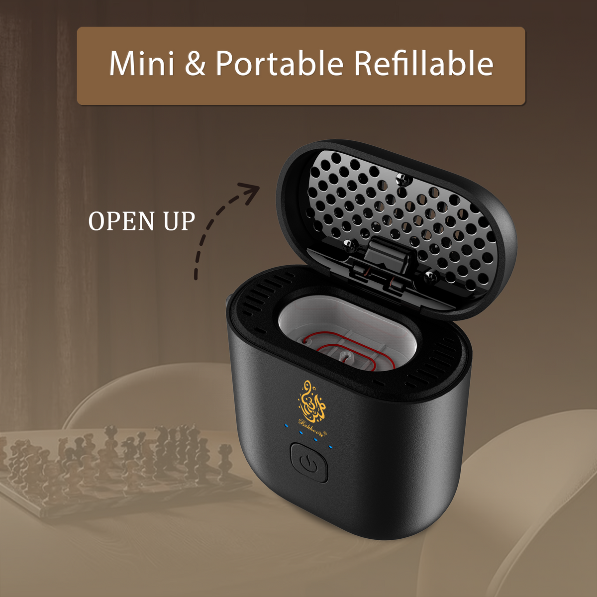 Pocket Pod Rechargeable Incense Burner | مبخرة بوكيت بود ميني الإلكترونية القابلة للشحن