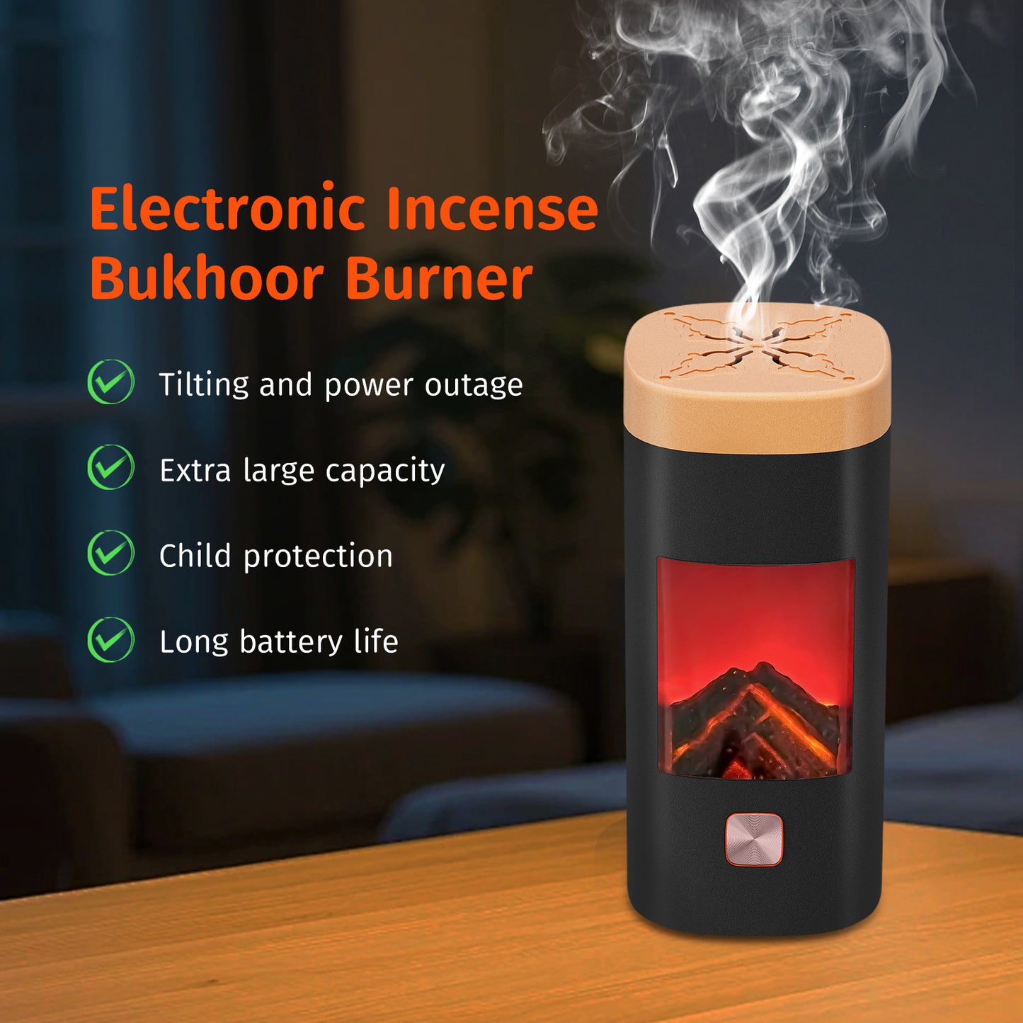 Smart Incense Burner Bundle - باقة المبخرة الذكية