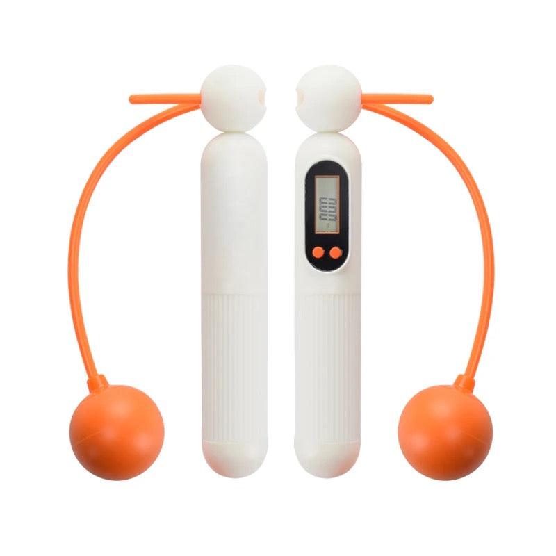 Cordless Jump Rope with Calorie, Distance, and Jump Counter - حبل قفز لاسلكي مع عداد السعرات الحرارية والمسافة والقفزات