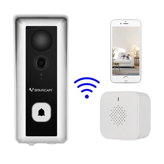 Smart loT IP camera doorbell - جرس باب ذكي بكاميرا مراقبه