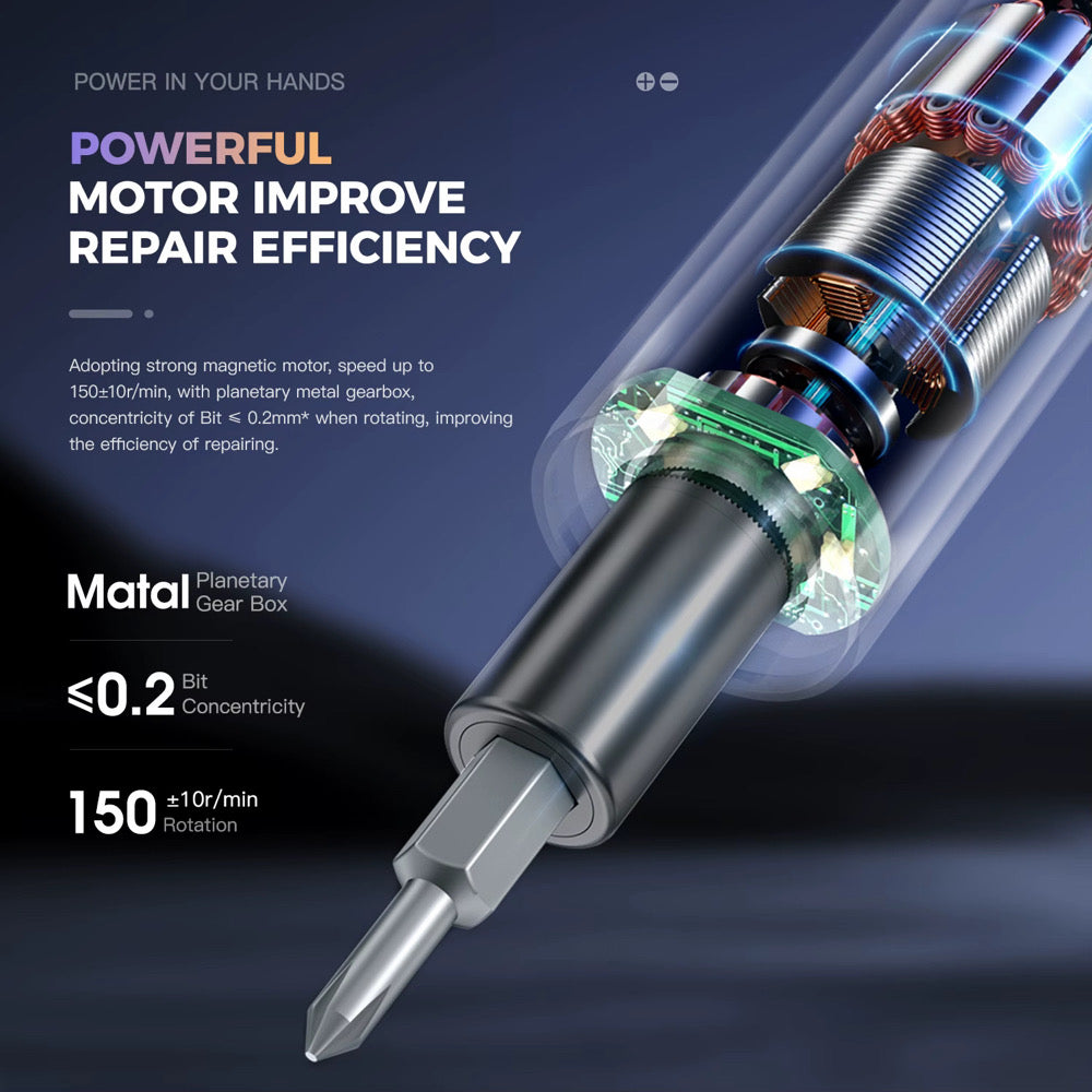 Roller Electric Screwdriver, 62-in-1 | مفك روللر اللاسلكي، 62 قطعة