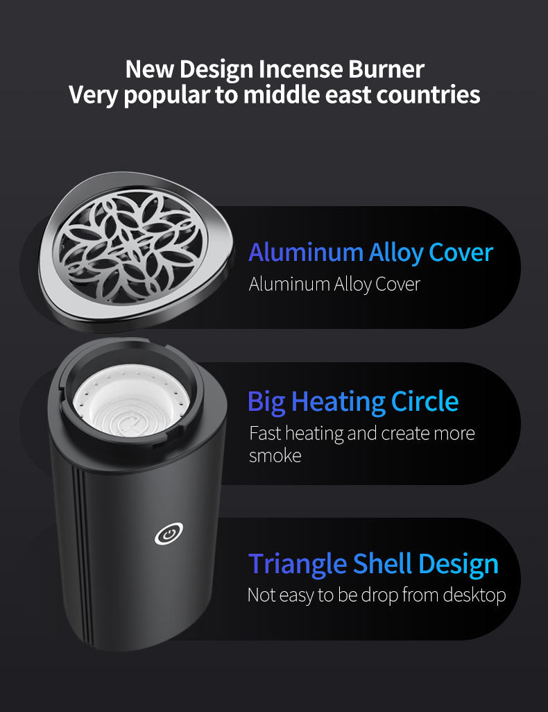 Smart Incense Burner Bundle - باقة مباخر رمضان الذكية