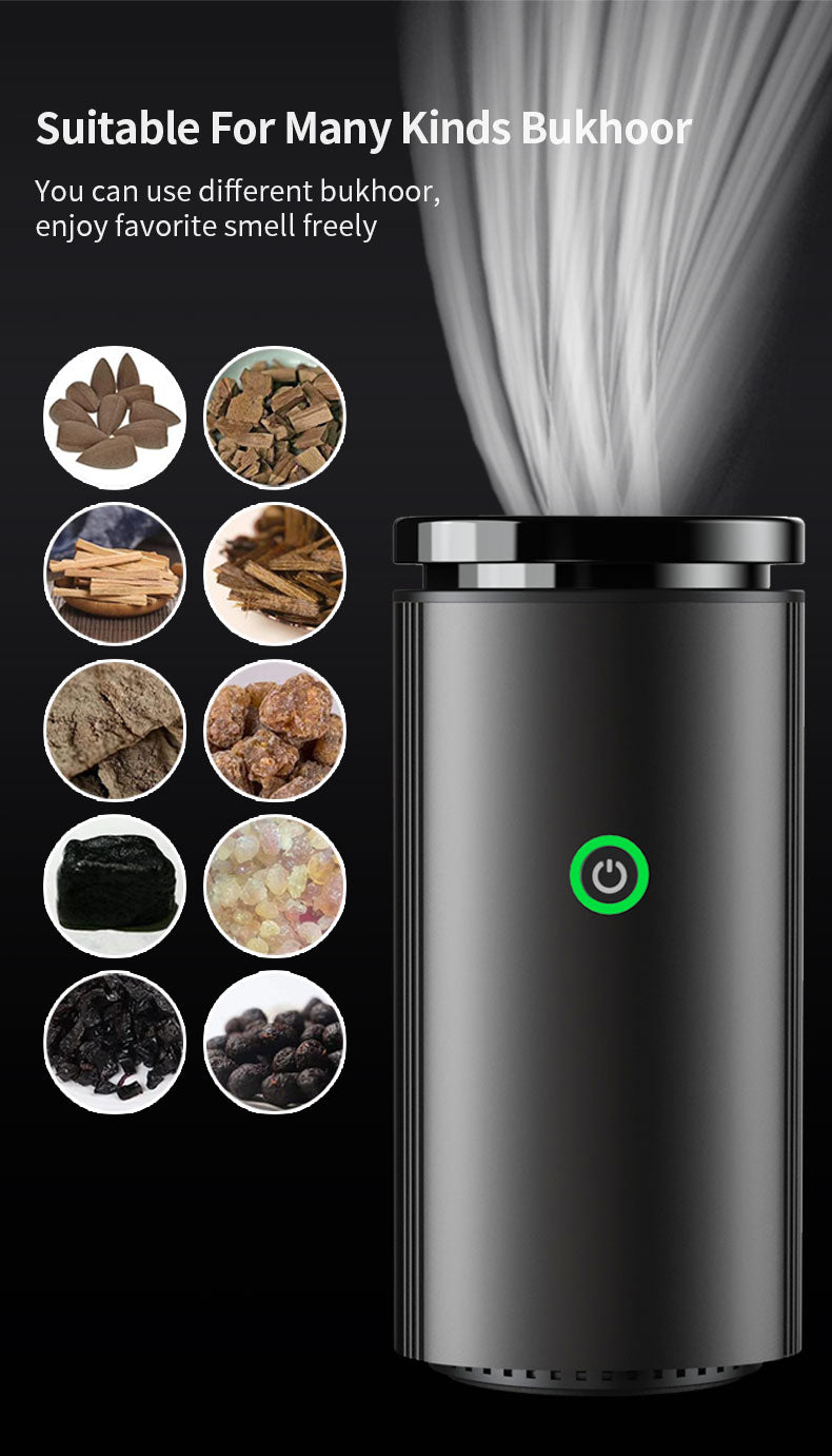 Portable Electric Incense Burner - مبخرة بخور ذكية فورية تعمل بالشحن