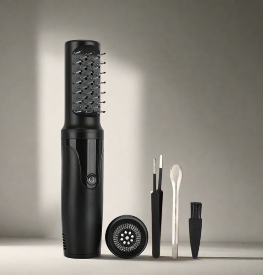 Smart Bukhoor Burner with Hairbrush - مبخرة ذكية مزودة بفرشاة شعر