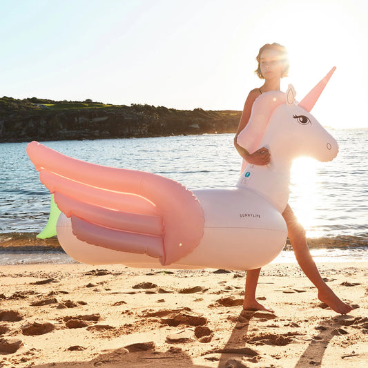 Luxe Ride-On Float Unicorn Pastel - عوامة يونيكورن