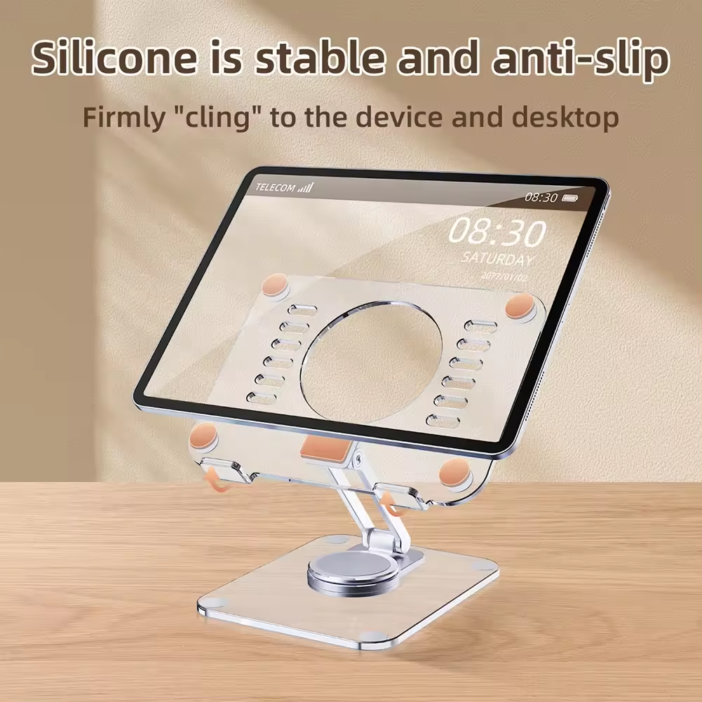 Ergonomic Adjustable Transparent Riser For Gaming, Laptop Tablet Holder Mount Stand - حامل اجهزة كومبيوتر شفاف